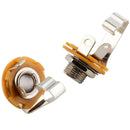 Adapter 1/4" Mono Input Jack Plug 6.35 Female Base Amplifier Socket For 10pcs
