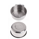 Anti-turnover Bird Cup Stainless Steel Food Feeder Bowl Hanging Pet Supplie