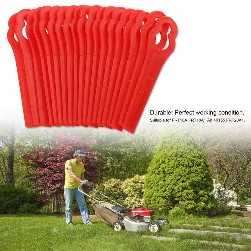 100pcs Plastic Brush Cutter Blades Garden Trimmer Replacement Part Garden T