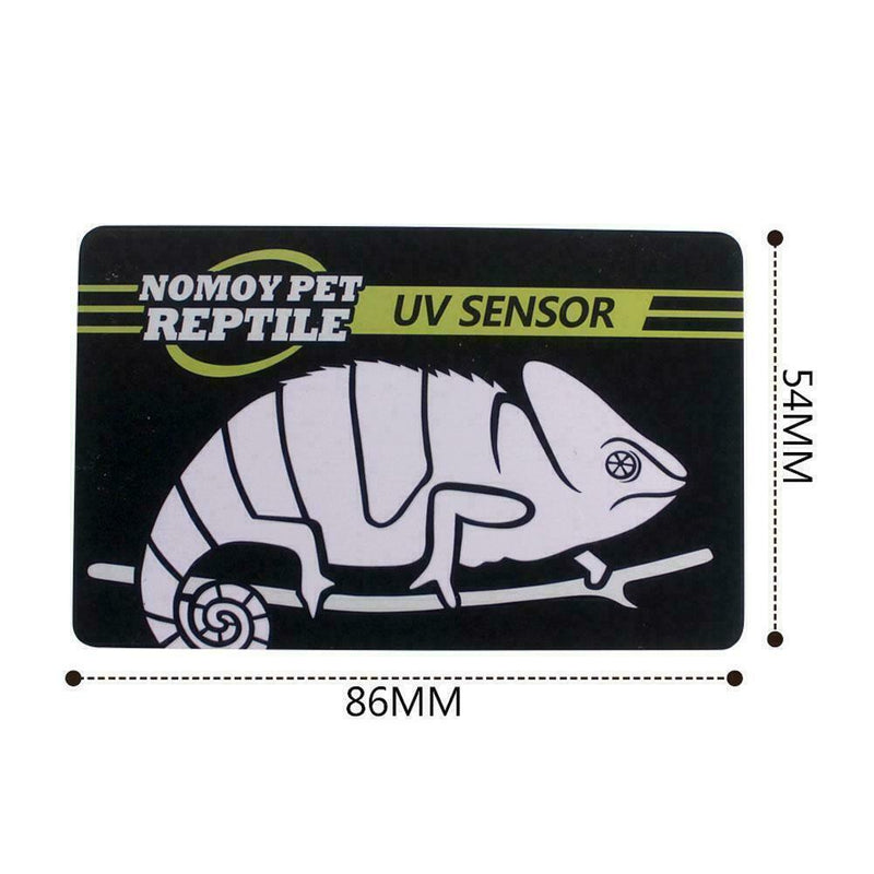 Reptile UVB Light Lamp Bulb Test Card UV Tests Paper Tester Pet s Supplie E8Q9