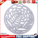 Metal cutting dies round circle flowers with leaf Scrapbook album invitatio