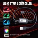 USB Bluetooth Controller for RGB LED Strip Light Support ?App Control Music Sync