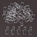 Accessories Fixing Holder Durable Sliding Hook Wall Ring Curtain Hooks Plastic
