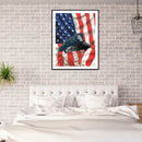 Full Drill Round Diamond Painting Festive Pattern Mosaic Kit Drawing Picture