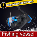 Spinning Reel 3BB Spool Wire Cup Gear Ratio 5.1/1 Sea Fishing Reel (Blue) Newly