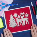 Christmas Tree Elk Cut Die DIY Scrapbooking Embossing Paper Card Stencils  Newly