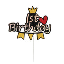 Decor Baby Shower Supplies Cupcake Happy Birthday Cake Topper Cake Decoration