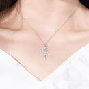 Short Temperament Clavicle Chain Niche Necklace Alloy Moon Splash Galaxy