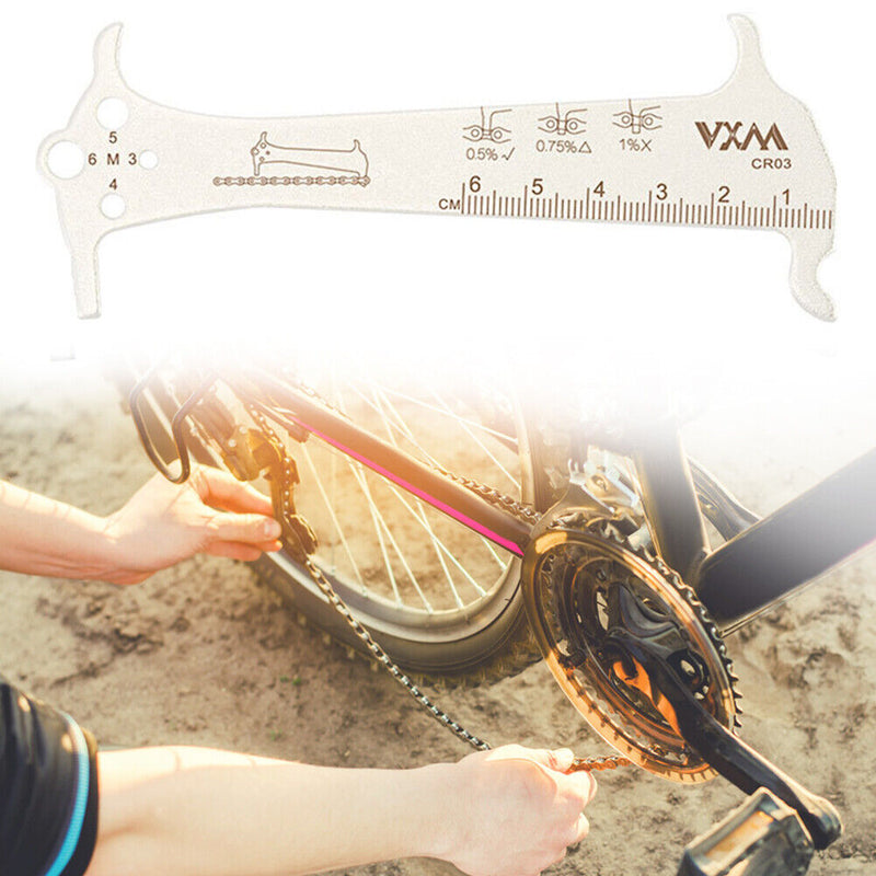 Mountain Road Chain Wear Indicator Checker Bike Cycling Gauge Measurement R