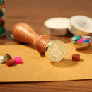 Retro Envelope Various Patterns Sealing Wax Copper Stamp Custom Supply (B)