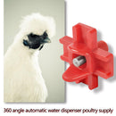 12pcs Chicken Drinker Feeder Automatic Quail Water Nipple Drinking for Poultry