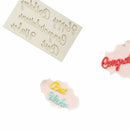 Cupcake Biscuit Mould Pastry Making Letters Silicone Mold Cake Decorating Tool