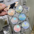 6 Colors Nail Powder Holographic Aurora Nail Glitter Rainbow Nail Pigment Dust~
