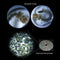 100X Pocket LED Microscope Lamp Light Jewelry Magnifier with Leather Case