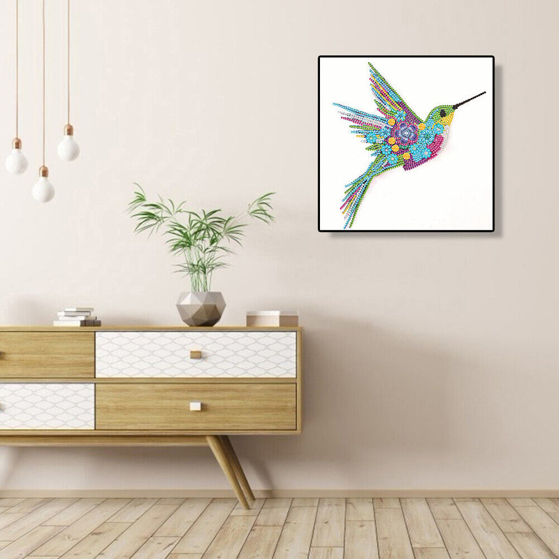 5D Partial Special Shaped Diamond Painting Hummingbird Poster Kit (up251) Newly