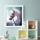 Fine Horse Oil Paint By Numbers Kit DIY Acrylic Painting on Canvas Frameless