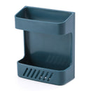 Wall Mounted Remote Control Storage Box Home Phone Holder Case Stand (Blue)