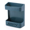 Wall Mounted Remote Control Storage Box Home Phone Holder Case Stand (Blue)