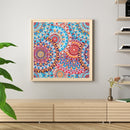 30x30cm 5D DIY Partial Special Shaped Drill Diamond Painting Datura Abstract Art
