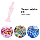 Flower Pot 5D Diamond Painting Point Drill Pen DIY Crafts (no Drill Pink) Newly