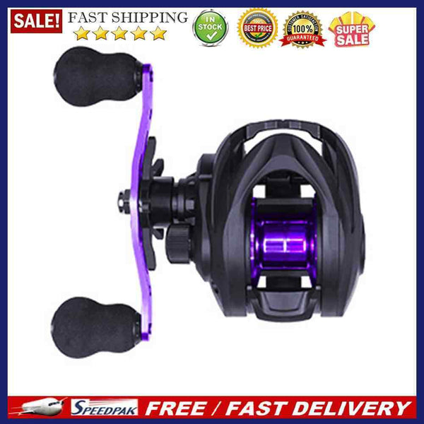 Low Profile Baitcasting Fishing Reel 8kg Drag 6.3/1 Magnetic Brake Fishing
