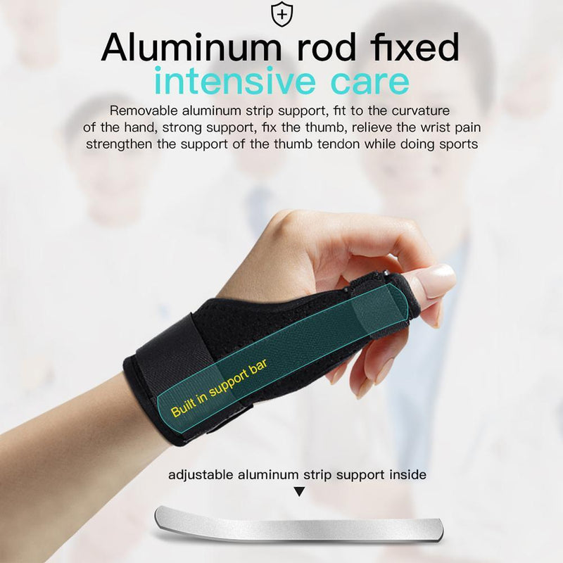 Sports Wrist Thumbs Hand Support Adjustable Compression Finger Holder Brace