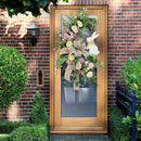 Bunny Large Wreaths for Front Door Hanging Decoration Welcome Sign Easter Wreath