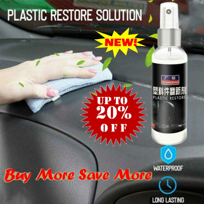 30ML Plastic Parts Retreading Agent Wax Instrument Panel Wax Reducing Agen hot.