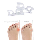 1 Pair Toe Separator Bunion Splint Hallux Valgus Overlapping Orthosis Prote