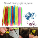 Long Spiral Hair Perm Rod Hairdressing Styling Curler Rollers (01 35pcs) Newly