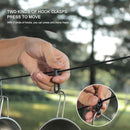 Camping Outdoor Windproof Clothesline Adjustable Anti-Brief Canopy Hanging Rope
