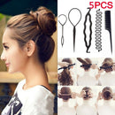 Pin DIY Ponytail  Hair Braid Tool Hair Styling  Bun Roller Maker Twist Curler