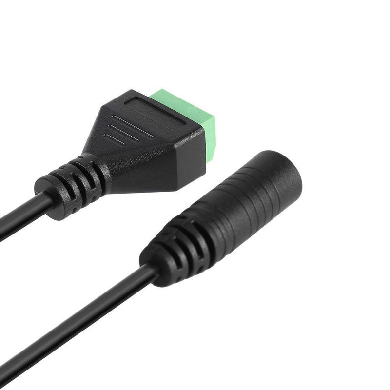 3.5mm Stereo Female Jack to AV Screw Video Balun Terminal Plug Cable 30cm