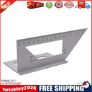45/90 Degree Gauge Right Angle Ruler Measuring Woodworking Tool Protractor