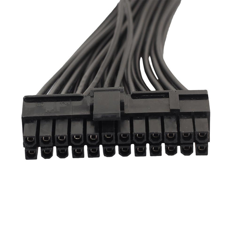 ATX Mining 30cm 24 Pin Dual PSU Extension Cable for Computer