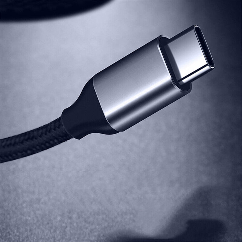 USB-C Type C Adapter Port to 3.5MM Aux Audio Jack Earphone Headphone Cable USB