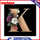 DIY Full Round Drill Diamond Painting Letter K Mosaic Rhinestone Art