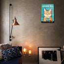 Cat Retro Metal Plate Tin Sign Plaque for Pub Club Cafe Animal Poster (D)