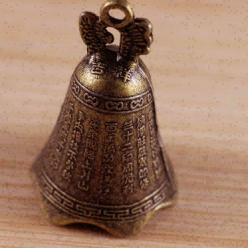China Mini Messing Kupfer Skulptur beten Buddha Feng Glocke T7P9 B8J1 30mm K1F9