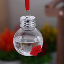 Container Bird Feeder Lamp Bubbles Circular Shape Hummingbird Feeder