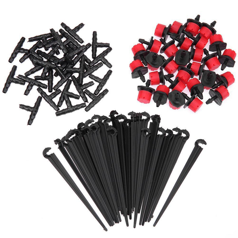 25m DIY Micro Drip Irrigation System Self Watering Garden Hose Kits