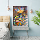 5D Diamond Painting DIY Color Cat Animal Kits Full Round Drill Rhinestone Newly