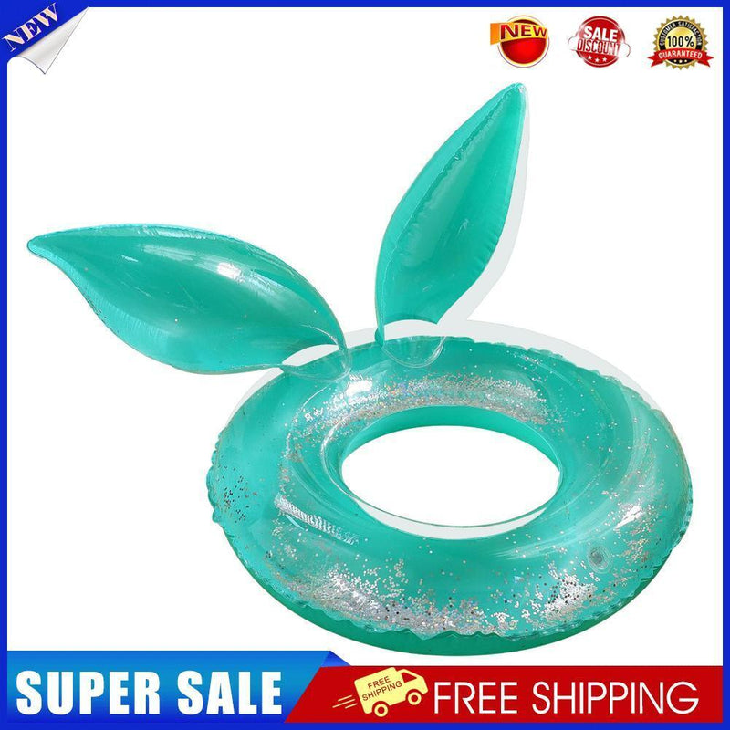 Kids Swimming Ring Cute Rabbit Ears Modeling Reusable Thickening Ring (D)