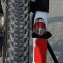 Bicycle Front Head Light 6LED MTB Fork Handlebar Safety Night Lamp (Red) Newly