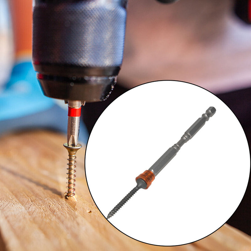 5pcs Magnetic Ring Electric Screwdriver Bit Hex Shank Cross Head Drill Tool
