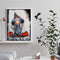Art Hand Painted Oil Paint By Numbers Witch Digital Drawing On Canvas Home Decor