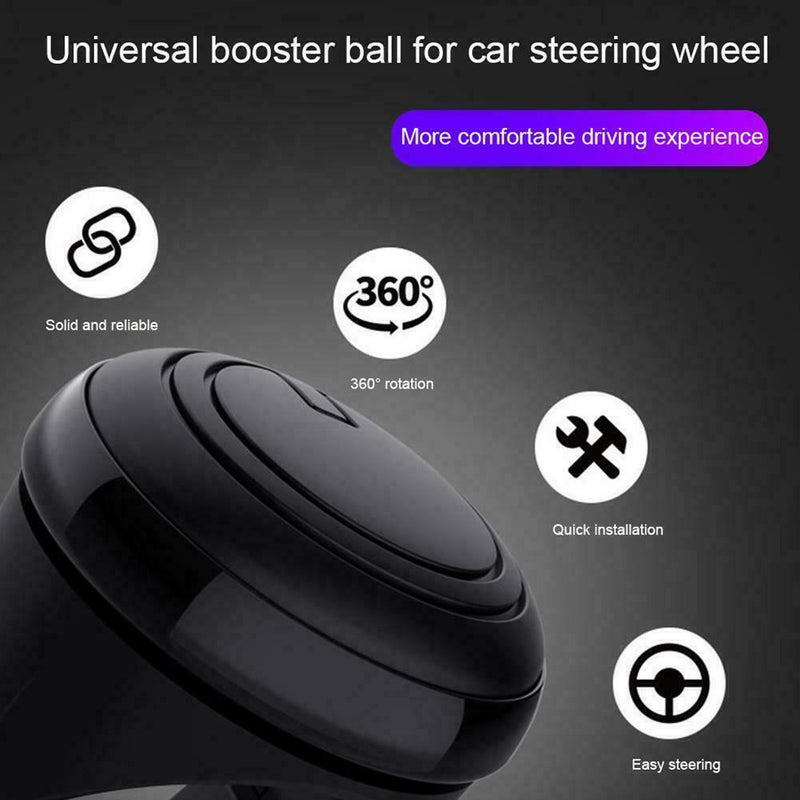 Universal Turning Steering Wheel Knob 360 Degree Rotation Handle Wheel L4Y1
