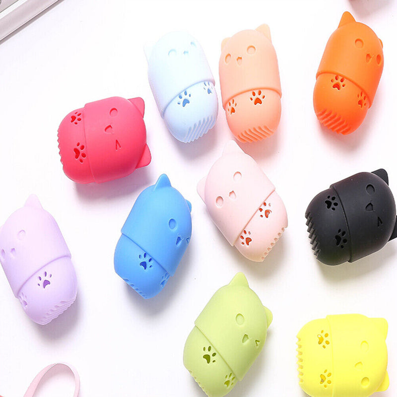 #A Silicone Egg Powder Storage Box Display Rack Sponge Box for Storage Organizer