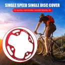 VXM MTB Bike Crank Protector Cover Chainring Crankset Guard Red (32T-34T) Newly