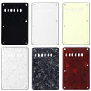 6 Holes Guitar Tremolo Cavity Cover Back Plate for ST SQ (Red Tortoise)